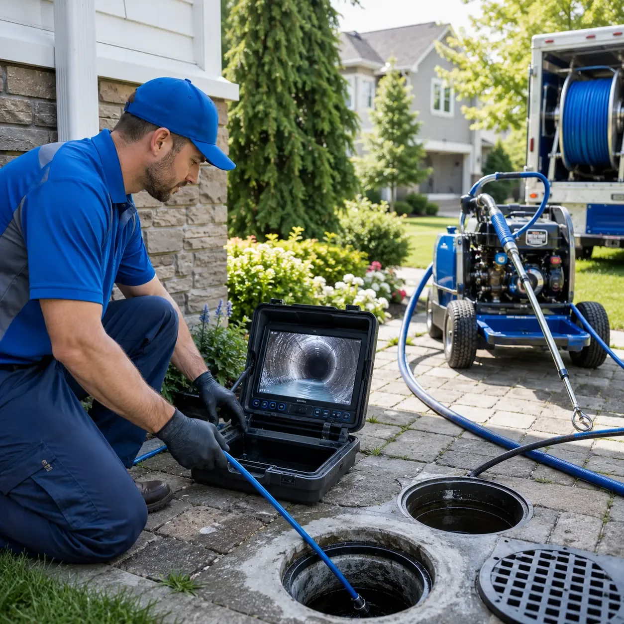 Outdoor drain cleaning professionals serving Galeton, PA